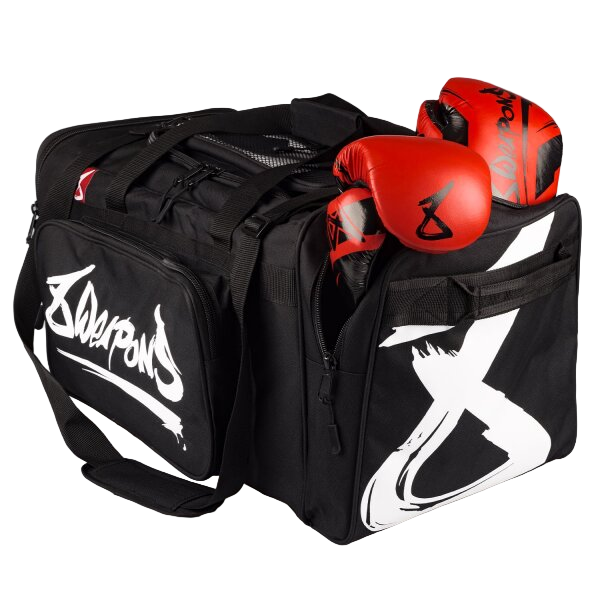 8 Weapons Gear Bags 8 Weapons Sport Bag Black-White