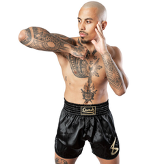 8 Weapons Muay Thai Shorts 8 Weapons Strike Shorts Black-Gold