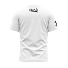 8 Weapons Muay Thai T Shirts 8 Weapons T-Shirt Sak Yant Tigers White