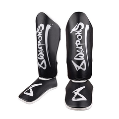 8 Weapons Shin Guards 8 Weapons Shin Guards Kids Unlimited Black-White