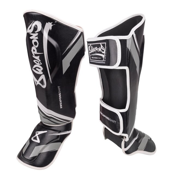 8 Weapons Shin Guards 8 Weapons Shin Guards Shift Black-White