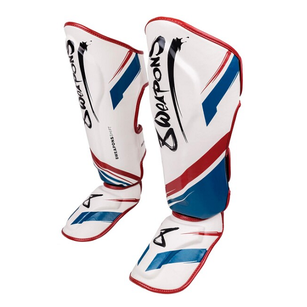 8 Weapons Shin Guards 8 Weapons Shin Guards Shift White-Navy-Red