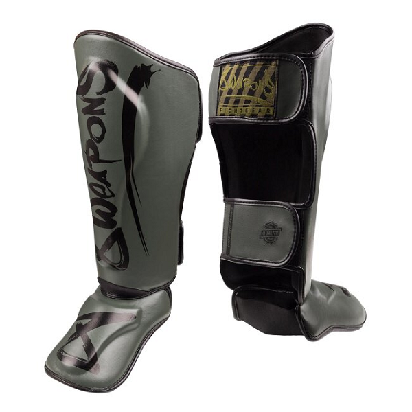 8 Weapons Shin Guards 8 Weapons Shin Guards Unlimited 2.0 Olive-Black