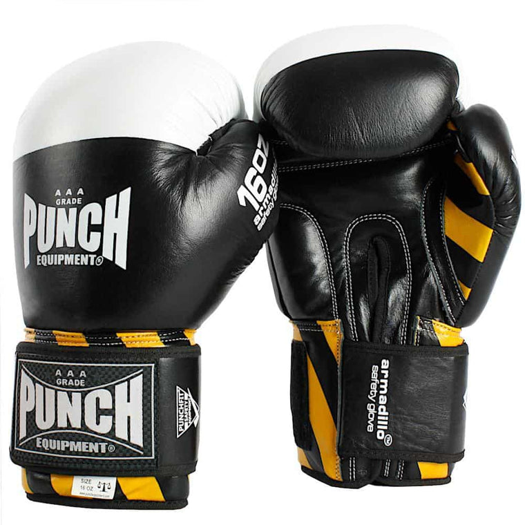 Punch Armadillo Safety Boxing Gloves Black