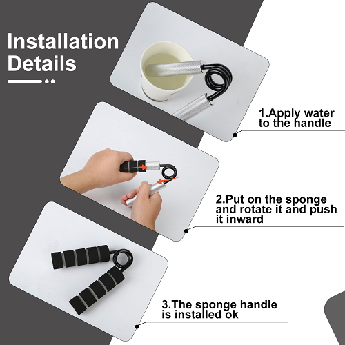 Ace Fight Gear Strength & Core Ace Hand Grip Strength Trainer Sponge Sleeve 1 Pair