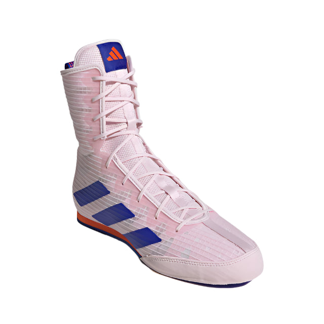 Adidas Box Hog 4 Boxing Boots - Pink/Blue/Orange