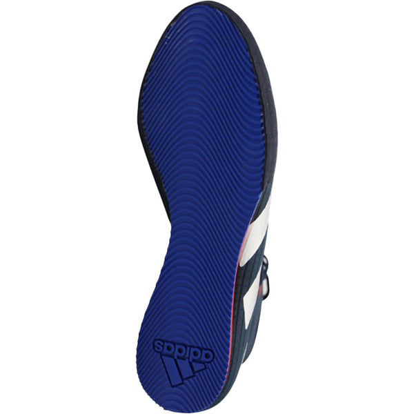 Adidas Boxing Boots Adidas Box Hog 4 Boxing Shoes Boots - Legend Ink Silver/Grey