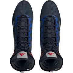 Adidas Boxing Boots Adidas Box Hog 4 Boxing Shoes Boots - Legend Ink Silver/Grey