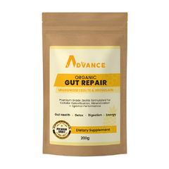 Advance Nutrition Supplements Advance Organic Gut Repair + Micronized Zeolite