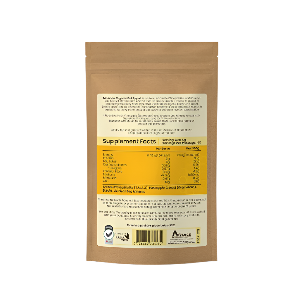 Advance Nutrition Supplements Advance Organic Gut Repair + Micronized Zeolite