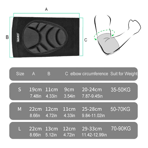 Aolikes Elbow Pads Aolikes Elbow Pads 1Pair