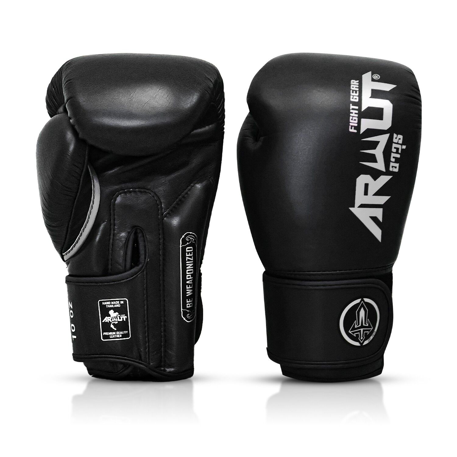 Arwut Fight Gear Boxing Gloves Arwut Boxing Gloves BG5 Jet Black