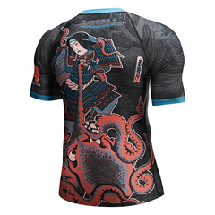 Budo Short Sleeve Rashguards Budo Akkorokamui Rash Guard SS Black