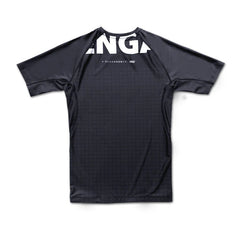 Engage Short Sleeve Rashguards Engage Grid Tech Black Short Sleeve Rash Guard