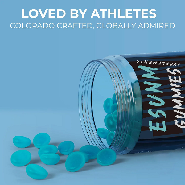 Esunm Supplements Supplements Esunm Supplements Creatine Sugar Free Gummies Blue Raspberry 150