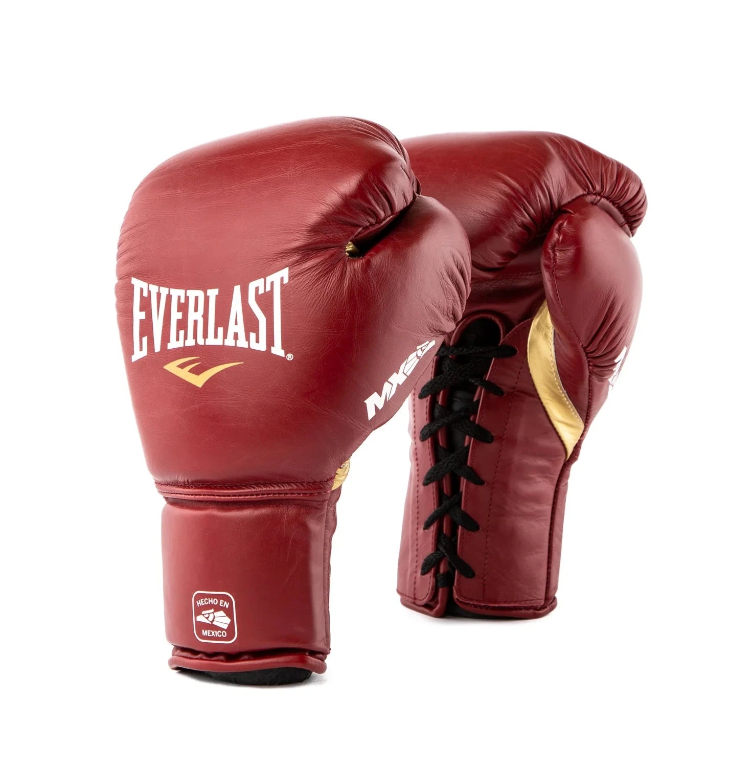 Everlast Boxing Gloves Red/Gold / 12oz Everlast Mx2 Pro Training Boxing Gloves Lace Up
