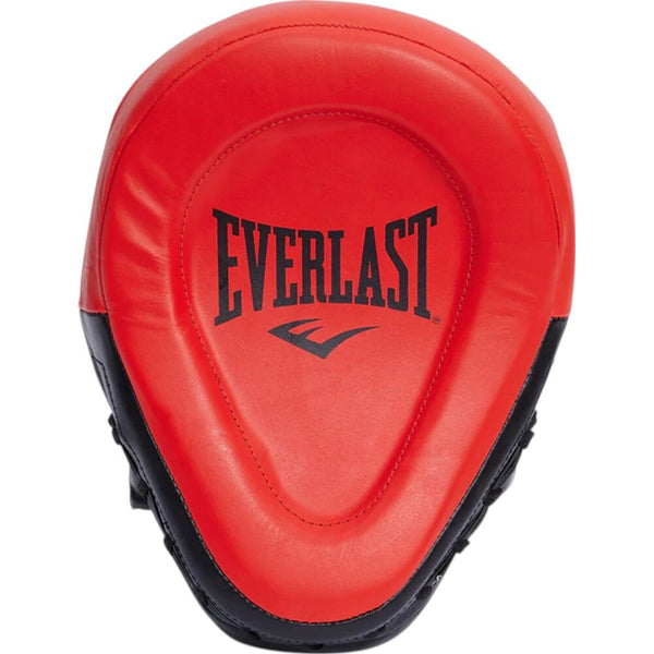 Everlast FOCUS MITTS Everlast Pro Powerlock Leather Boxing Focus Mitts - Red/Black