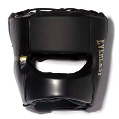 Everlast Head Guards Black/Gold / S/M Everlast Elite2 Facesaver Boxing Headgear