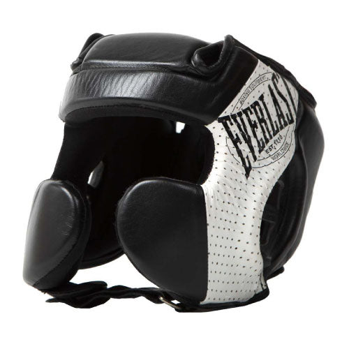 Everlast Head Guards Black/White / S/M Everlast 1910 Boxing Headgear