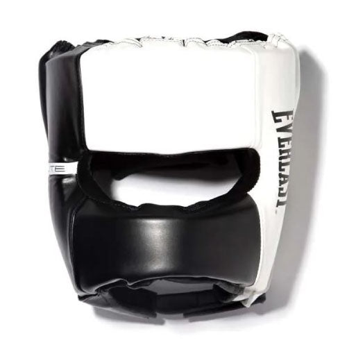 Everlast Head Guards White/Black / S/M Everlast Elite2 Facesaver Boxing Headgear