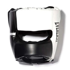 Everlast Head Guards White/Black / S/M Everlast Elite2 Facesaver Boxing Headgear