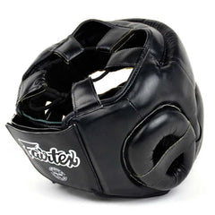 Fairtex Head Guards Fairtex HG13 Black Diagonal Vision Headguard