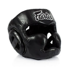Fairtex Head Guards S / Black Fairtex HG13 Black Diagonal Vision Headguard