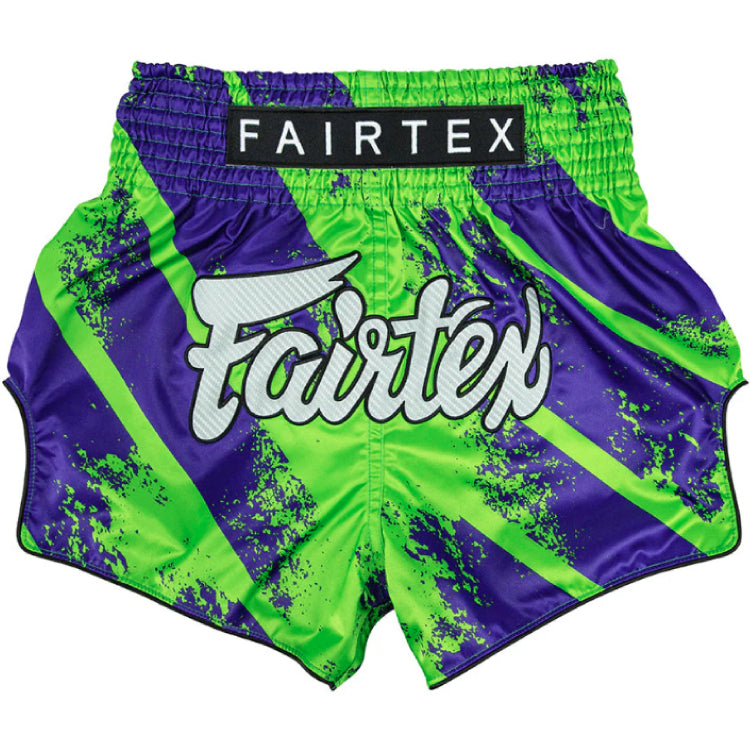 FAIRTEX - Street King Muay Thai Shorts - Green/Purple (BS1928)