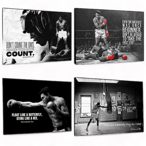 Fight Legacy Memorabilia Posters & Banners Ali Inspirational Quotes Canvas Range
