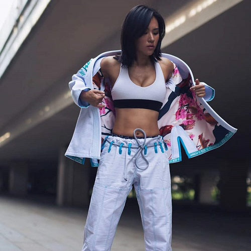 Fluory BJJ BJJ Female Fluory Grappling Kio Fish BJJ Gi White