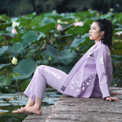 Fluory BJJ BJJ Female Fluory Grappling Swallow BJJ Gi Light Purple