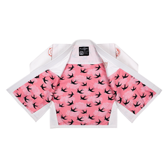 Fluory BJJ BJJ Female Fluory Grappling Swallow BJJ Gi White