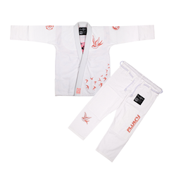 Fluory BJJ BJJ Female Fluory Grappling Swallow BJJ Gi White