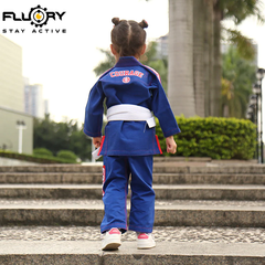 Fluory BJJ BJJ Kids Fluory Grappling Courage Kids BJJ Gi Blue
