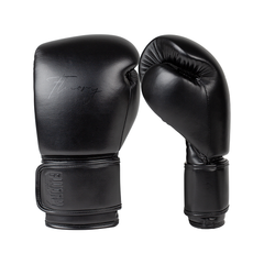 Fluory Muay Thai Boxing Gloves Fluory Boxing Gloves Black