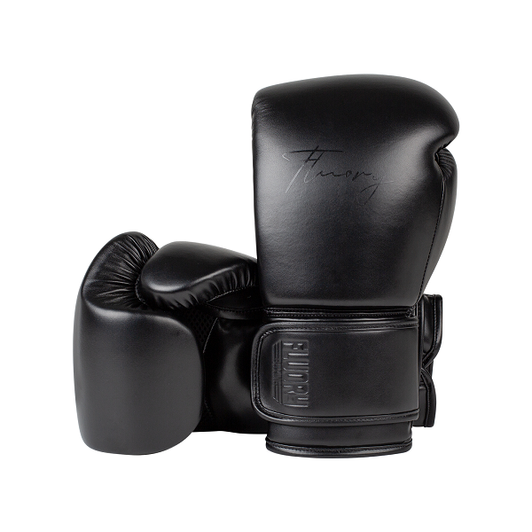 Fluory Muay Thai Boxing Gloves Fluory Boxing Gloves Black