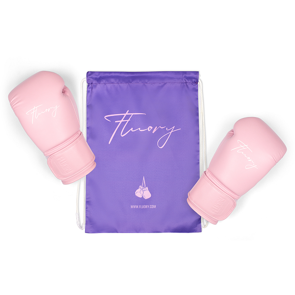 Fluory Muay Thai Boxing Gloves Fluory Boxing Gloves Pink