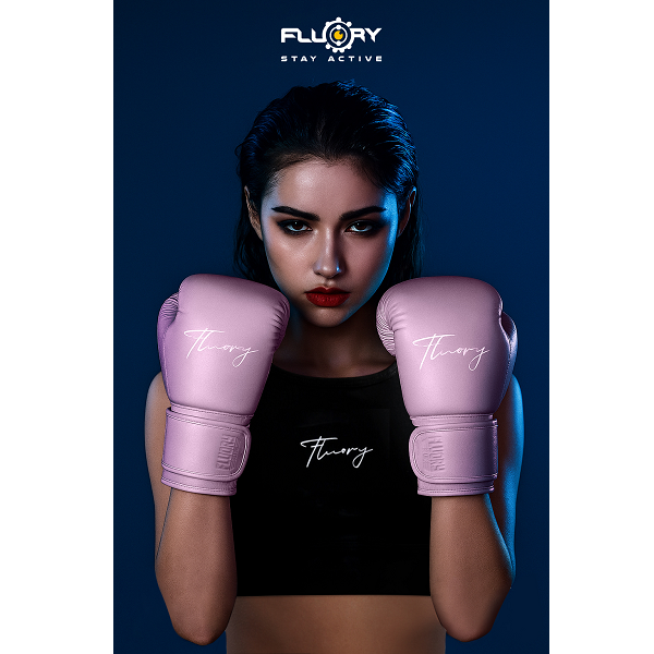 Fluory Muay Thai Boxing Gloves Fluory Boxing Gloves Purple