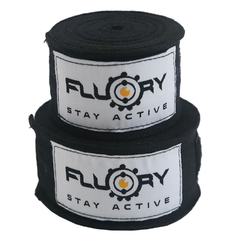 Fluory Muay Thai Hand Wraps & Accessories Black Fluory Boxing Handwraps 5m
