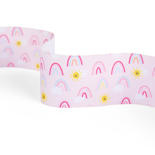 Fluory Muay Thai Hand Wraps & Accessories Fluory Pink Rainbow Boxing Handwraps 5m