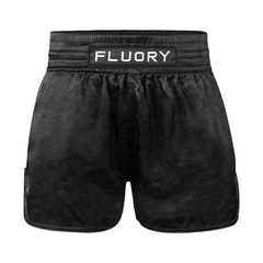 Fluory Muay Thai Muay Thai Shorts Fluory Dragons Muay Thai Shorts Black