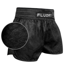 Fluory Muay Thai Muay Thai Shorts Fluory Dragons Muay Thai Shorts Black