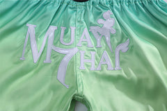 Fluory Muay Thai Muay Thai Shorts Fluory Fade Muay Thai Shorts Green