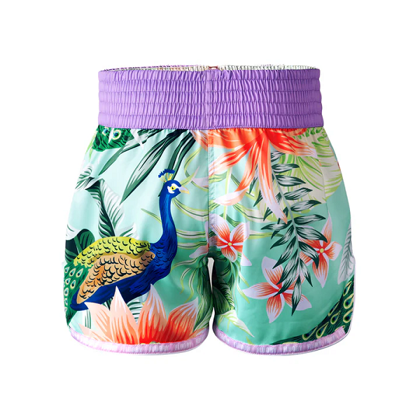 Fluory Muay Thai Muay Thai Shorts Fluory Peacock Dance Muay Thai Shorts