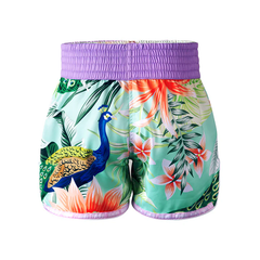 Fluory Muay Thai Muay Thai Shorts Fluory Peacock Dance Muay Thai Shorts