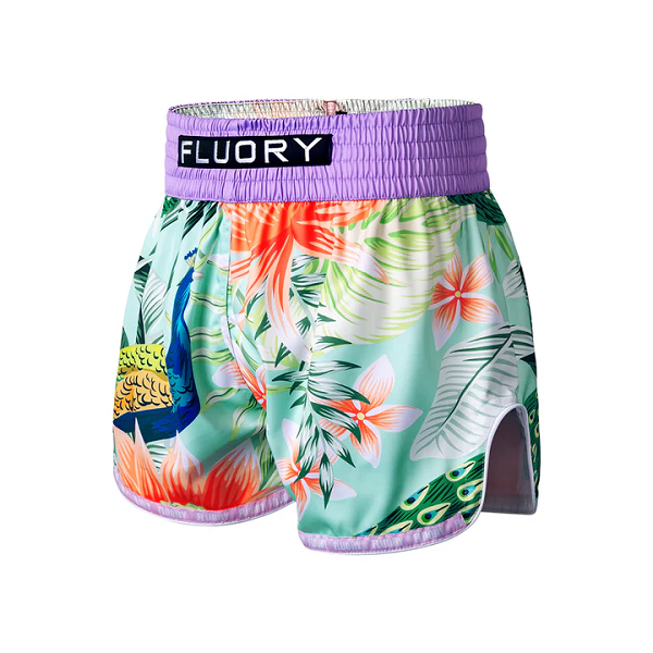 Fluory Muay Thai Muay Thai Shorts Fluory Peacock Dance Muay Thai Shorts