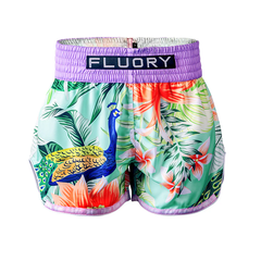Fluory Muay Thai Muay Thai Shorts Fluory Peacock Dance Muay Thai Shorts