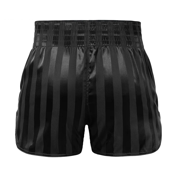 Fluory Muay Thai Muay Thai Shorts Fluory Pin Stripe Muay Thai Shorts Black