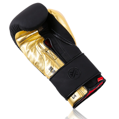 Guarded Combat Boxing Gloves Guarded Combat Beretta Pro Series 2.0 Matte Black-Gold