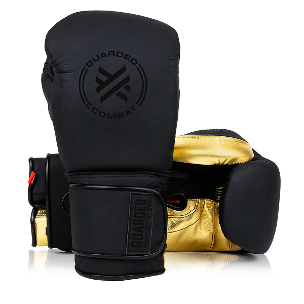Guarded Combat Boxing Gloves Guarded Combat Beretta Pro Series 2.0 Matte Black-Gold